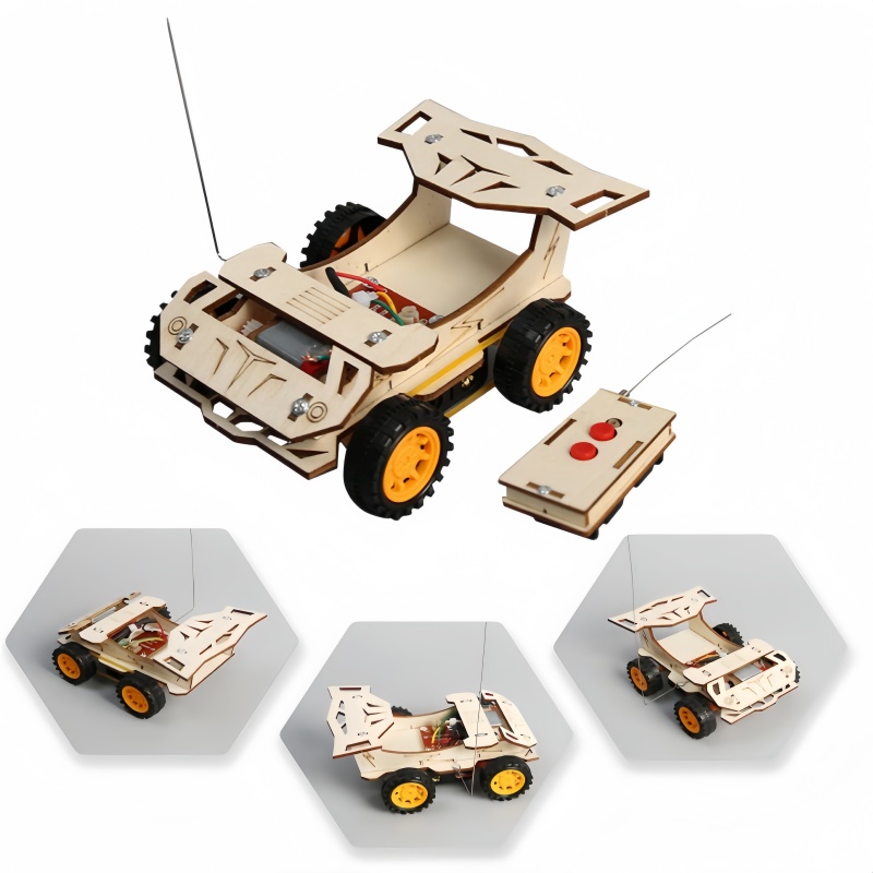 DIY Wooden Remote Control Car  - Science Experiment recension och pris