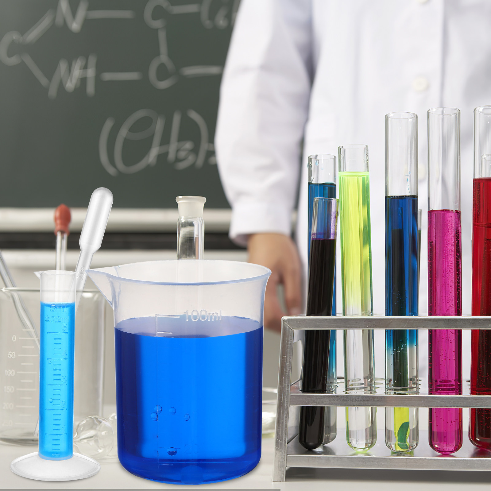 1 set 1 Set Plastic Graduated  - Science Experiment recension och pris