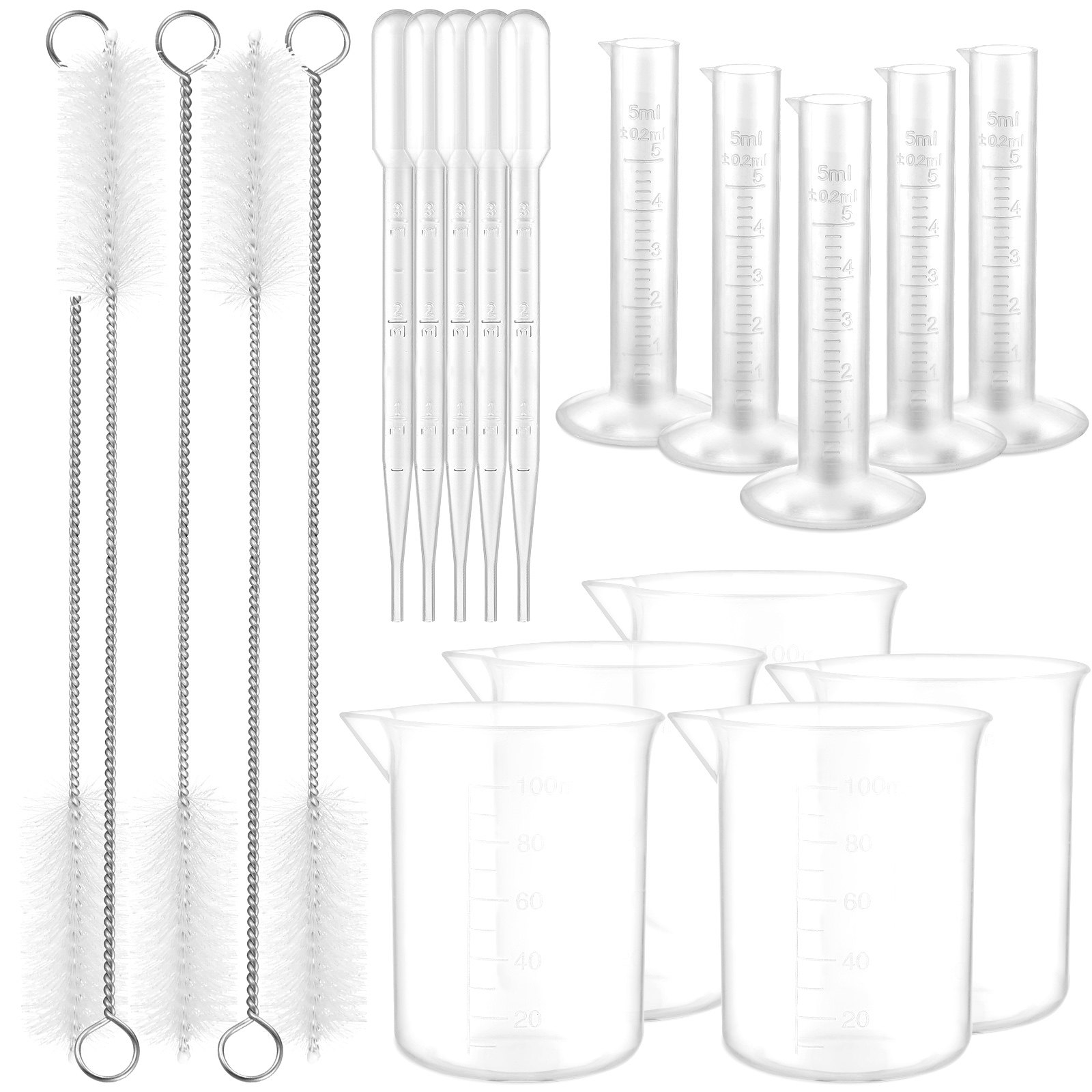 1 set 1 Set Plastic Graduated  - Science Experiment recension och pris