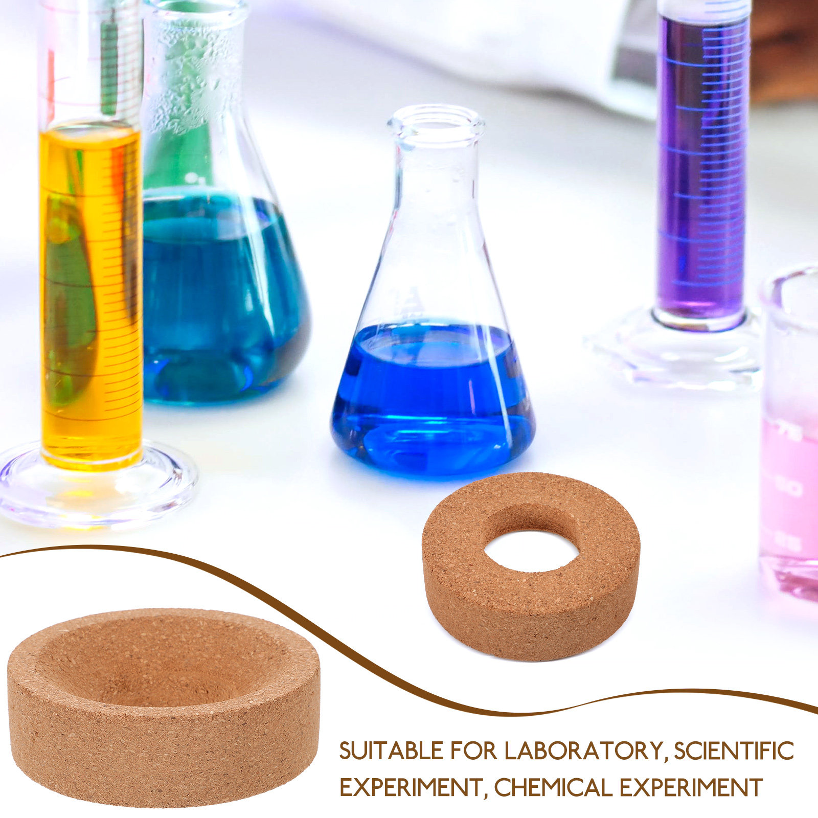 Laboratory Flask Cork Stand He - Science Experiment recension och pris