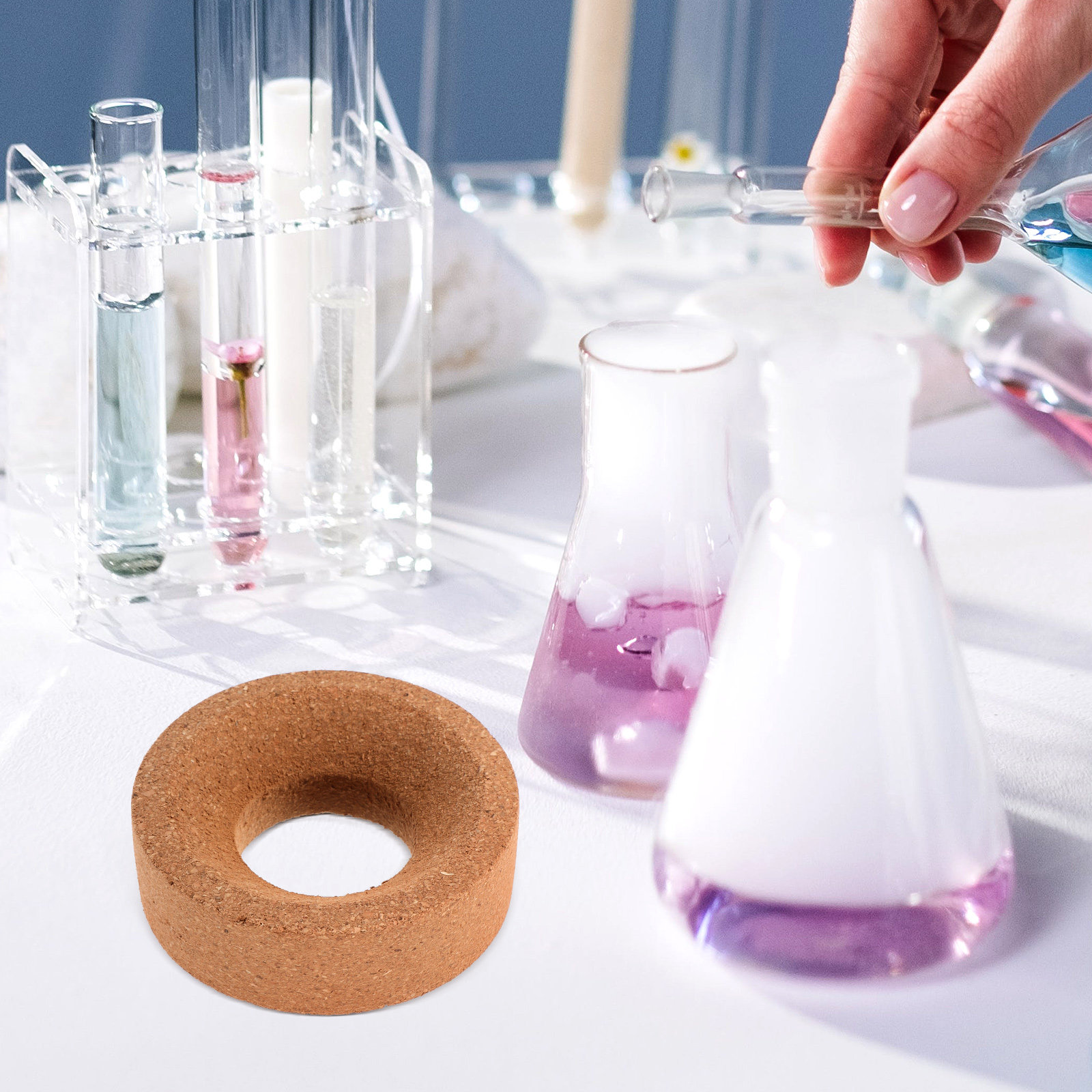 Laboratory Flask Cork Stand He - Science Experiment recension och pris