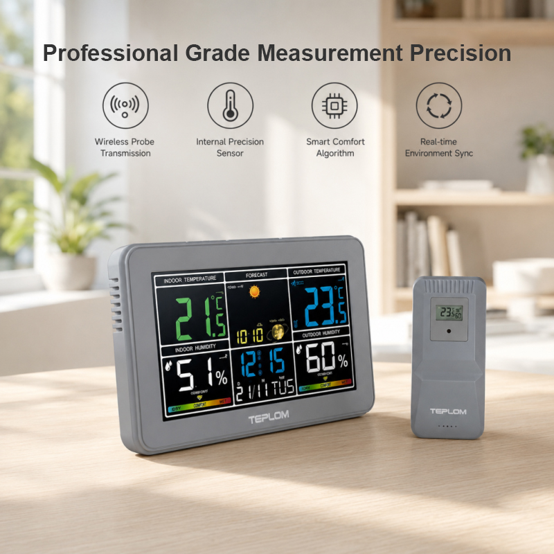 TEPLOM Multifunctional digital - Weather Station Indoor recension och pris