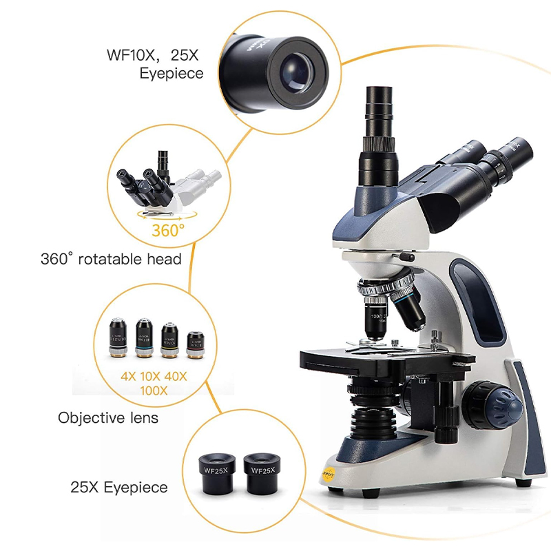 SWIFT SW380T Compound Trinocul - Microscope Compound 40X recension och pris