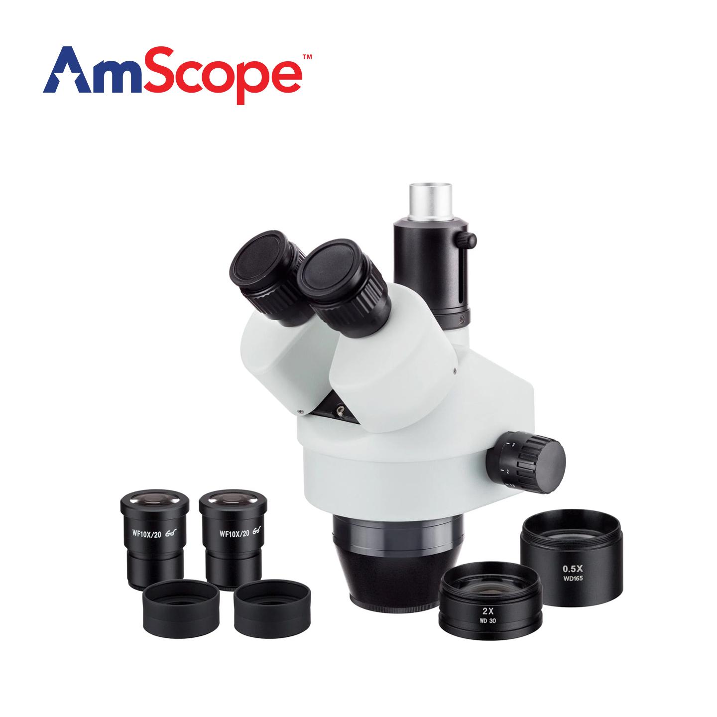 AmScope 7X-45X Magnification T - Amscope Microscope Stereo 7X-45X recension och pris