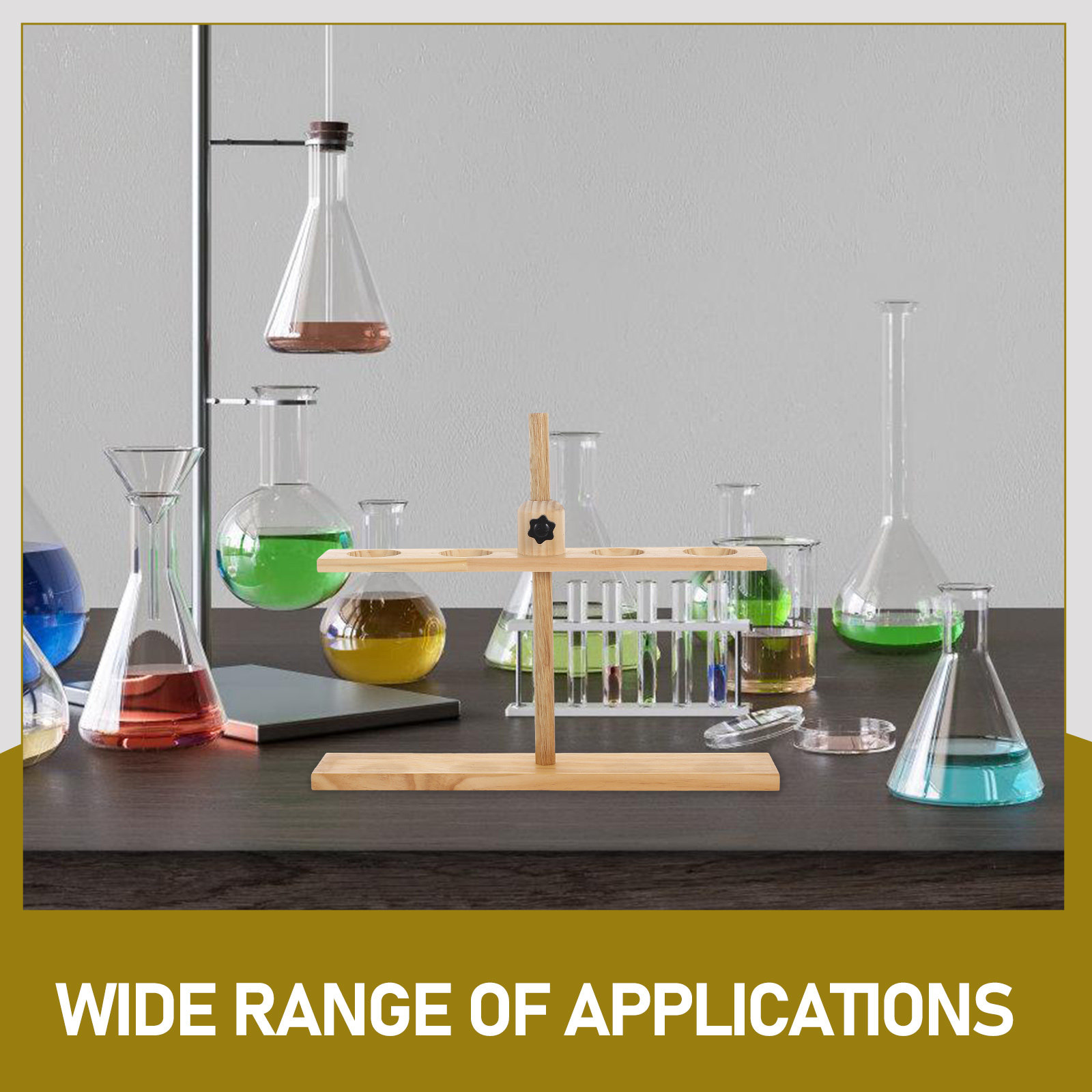 4 Hole Wooden Chemistry Funnel - Science Experiment recension och pris