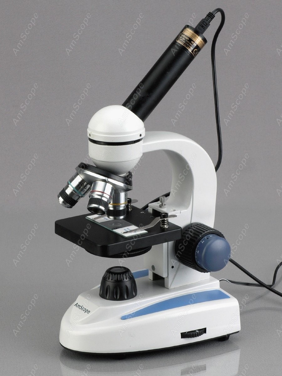 AmScope Cordless Monocular Com - Amscope Microscope Compound 40X-1000X recension och pris