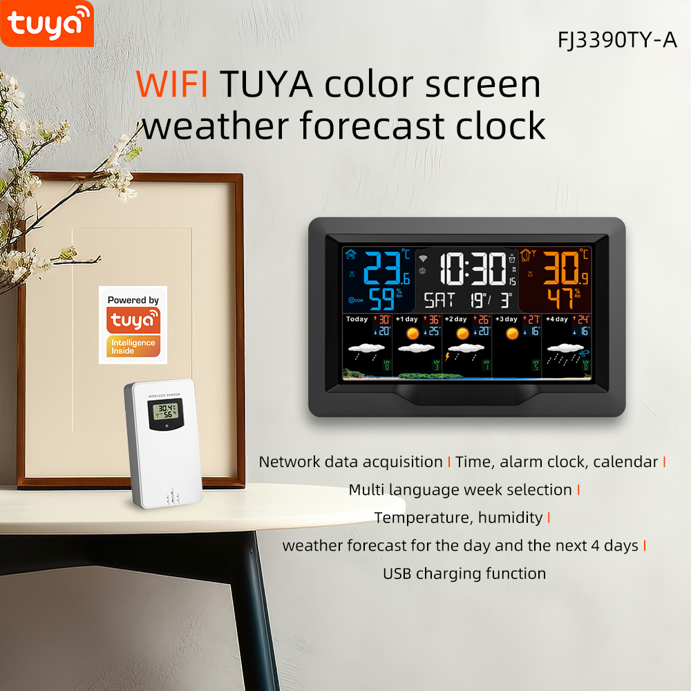 WIFI Weather Station TUYA Digi - Weather Station Indoor recension och pris