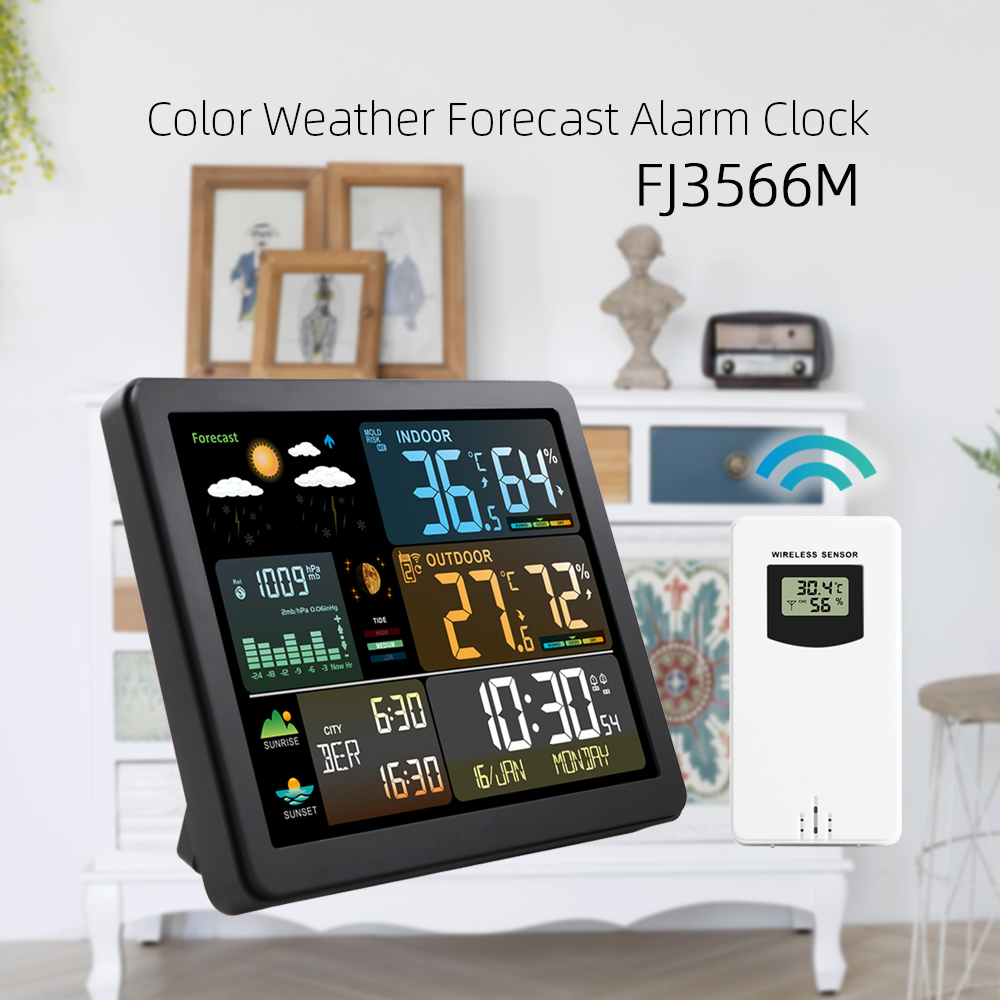 Multifunctional Large Color Sc - Weather Station Indoor recension och pris