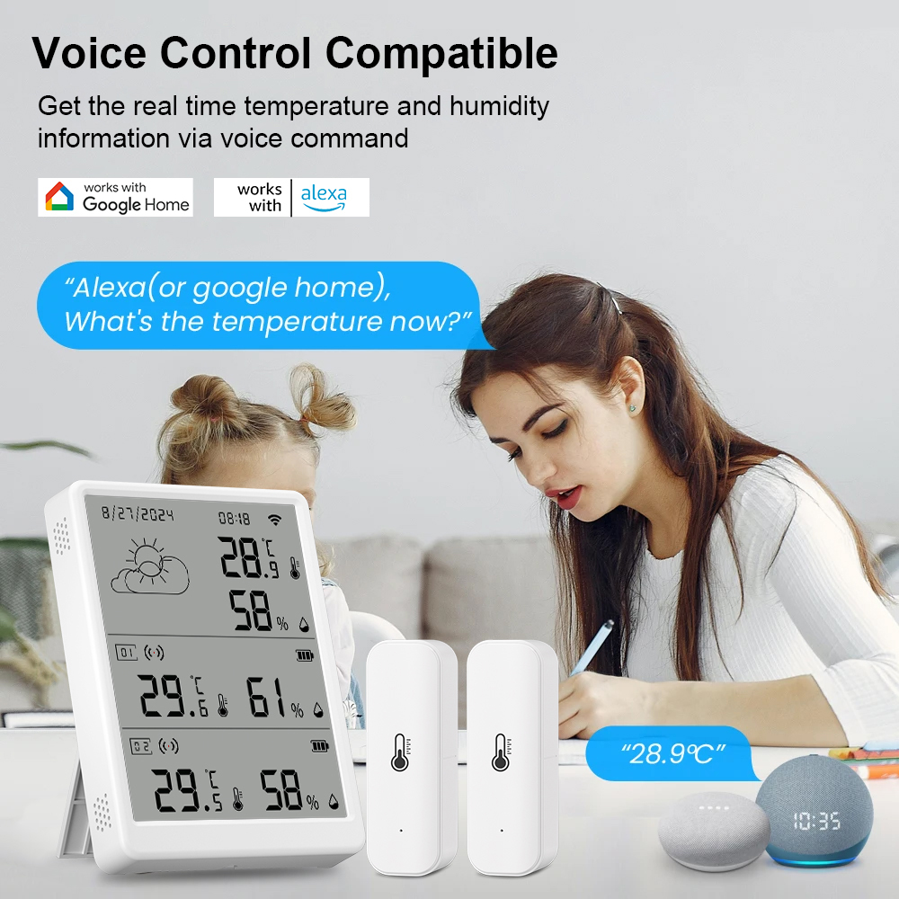 SMATRUL Tuya WiFi High Precisi - Weather Station Indoor recension och pris