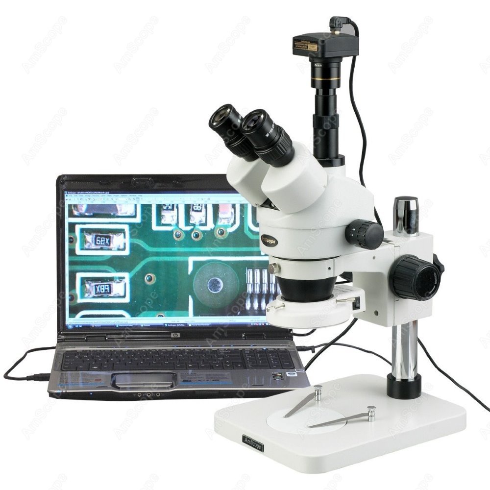AmScope Trinocular Zoom Stereo - Amscope Microscope Stereo 7X-45X recension och pris