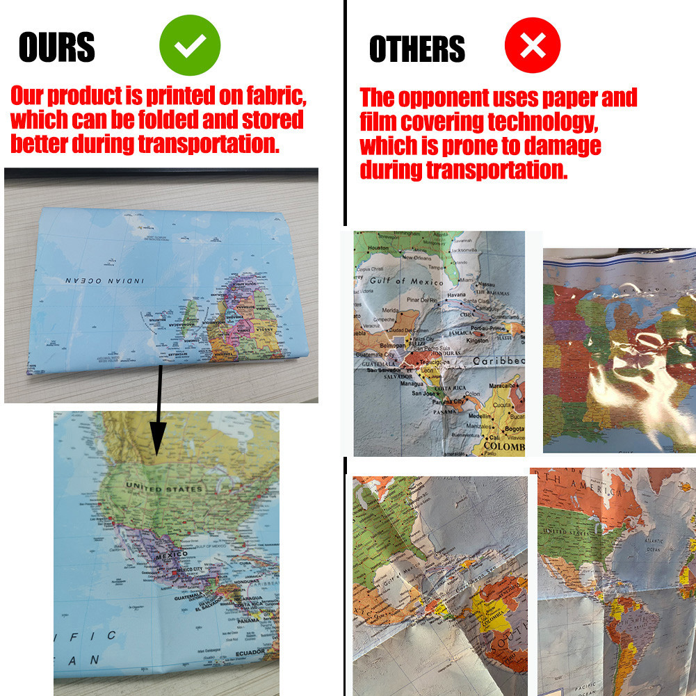 Geography Education Tools,Worl - Star Map Poster recension och pris