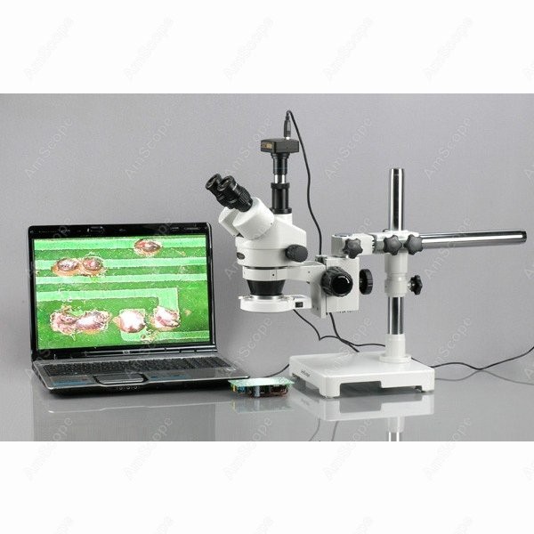 AmScope SM-3T Trinocular Zoom  - Amscope Microscope Stereo 7X-45X recension och pris