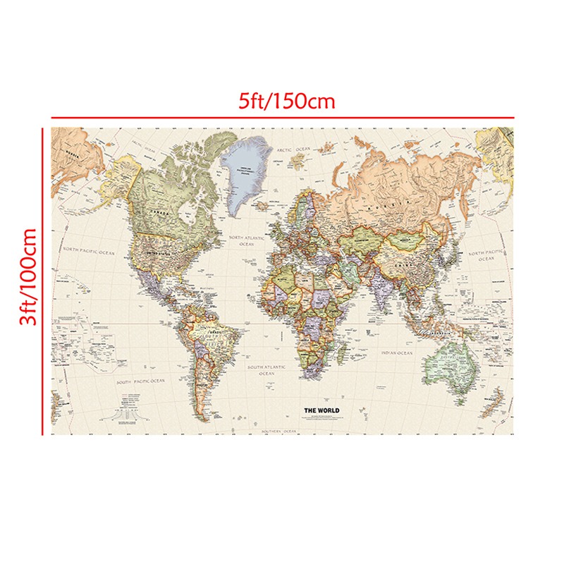 Vintage Hanging Poster World M - Star Map Poster recension och pris